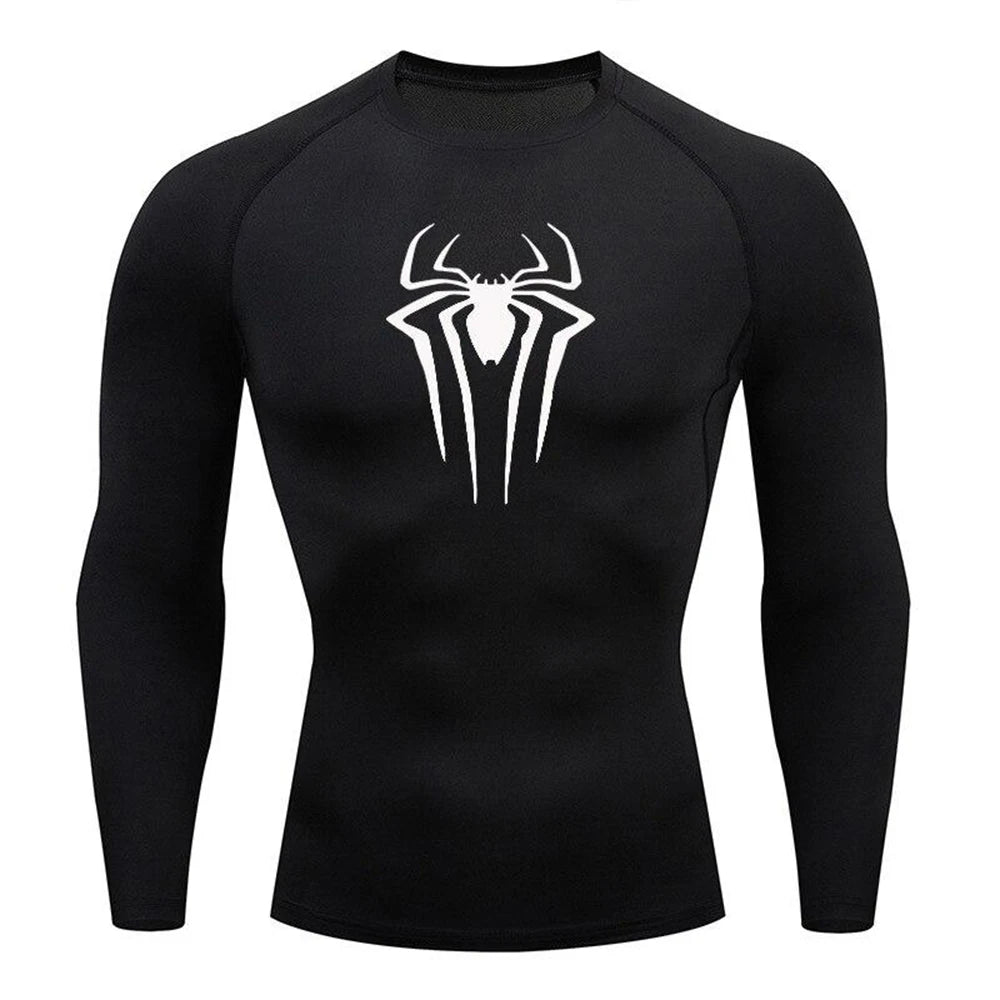 Men'S UPF 50+ Long Sleeve Compression Shirts