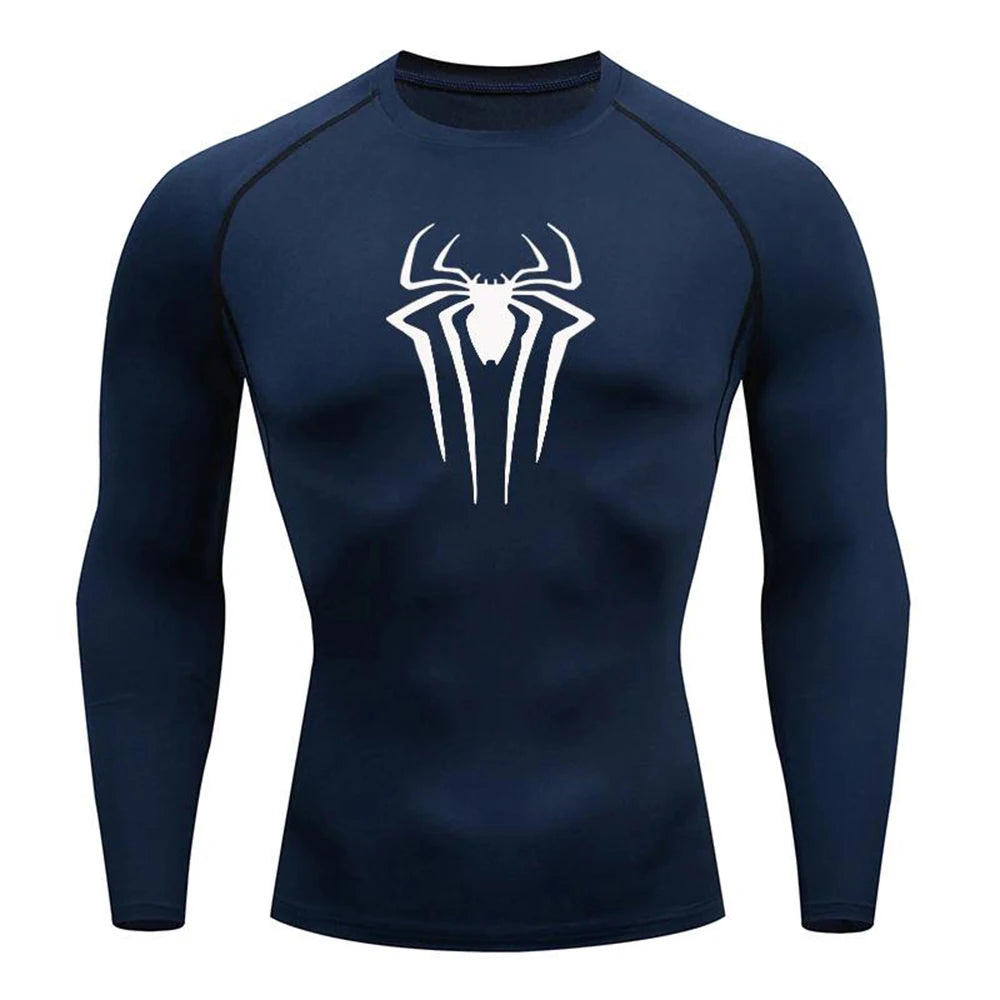 Men'S UPF 50+ Long Sleeve Compression Shirts